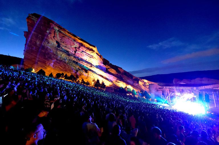 MORRISON, CO - JULY 03:  General view of atmosphere during the Umphrey's McGee performance at Red Rocks Amphitheatre on July 3, 2016 in Morrison, Colorado.  (Photo by Jeff Kravitz/FilmMagic)