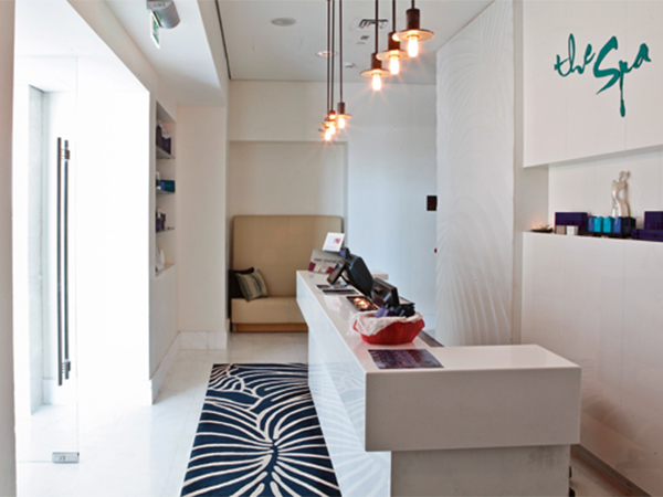 Shoot of reception and the treatment room at The Spa Radisson Blu Yas Island for Time Out Abu Dhabi magazine , Dubai, United Arab Emirates, October 8, 2013 (Photo by Verko Ignjatovic/ITP Images)