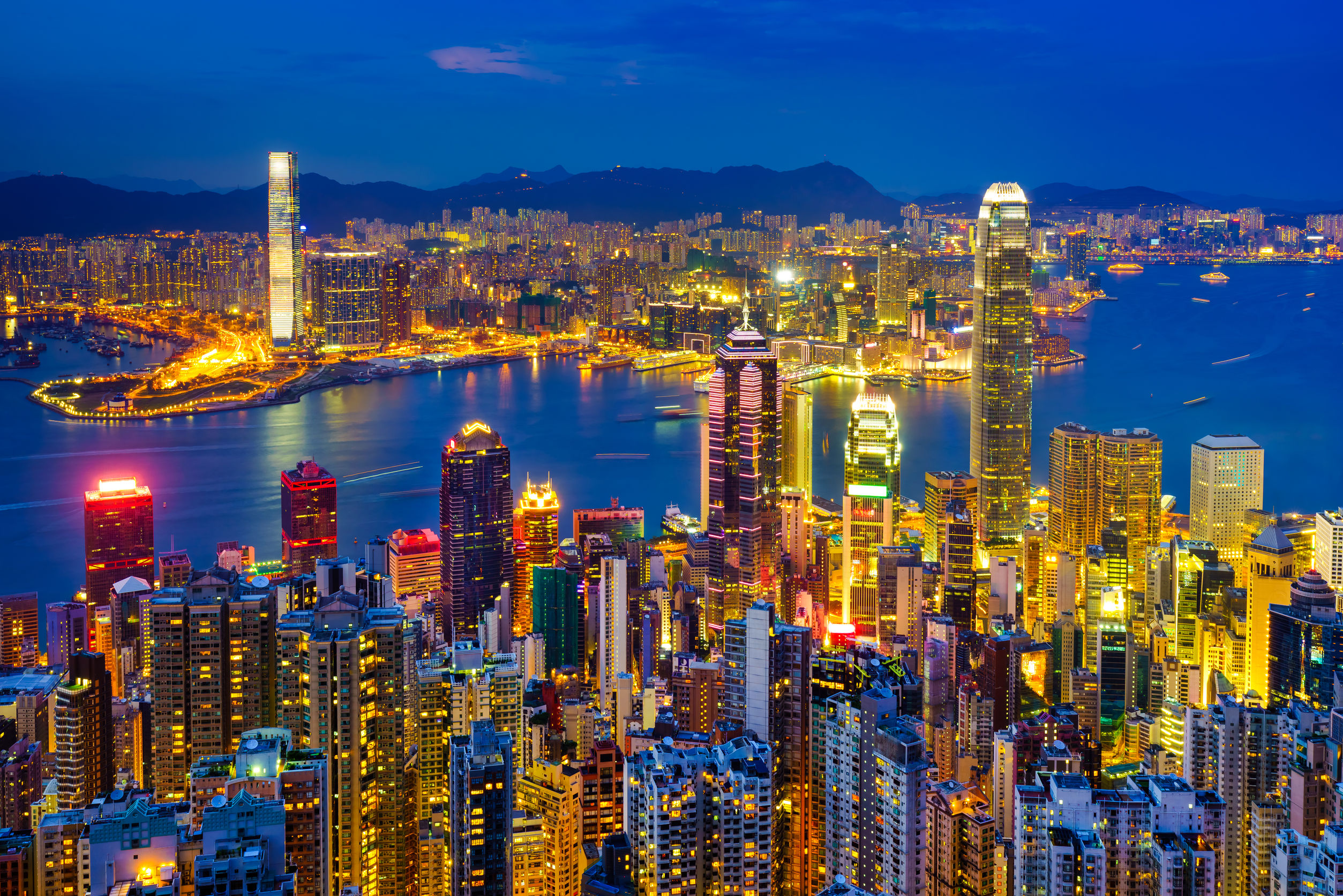 مدن الأثرياء - صورة لمدينة هونغ كونغ